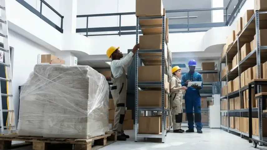 DHM Packers and Movers warehouse shifting setup